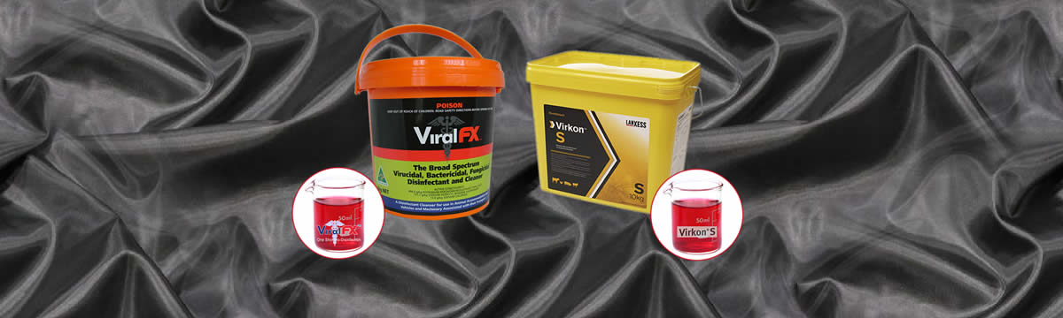 Safe farm disinfectant for animal livestock protection. As safe as Virkon